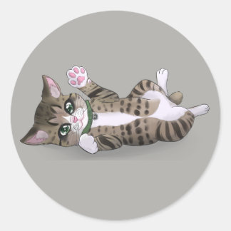 Sticker rond classique Sebastian