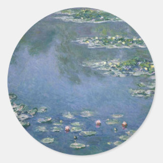 Sticker Rond Claude Monet - Lys à eau - 1906 Ryerson