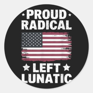 Sticker Rond CLÉ FIÈRE GAUCHE Lunatique
