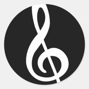 Sticker Rond Clef moderne en acier