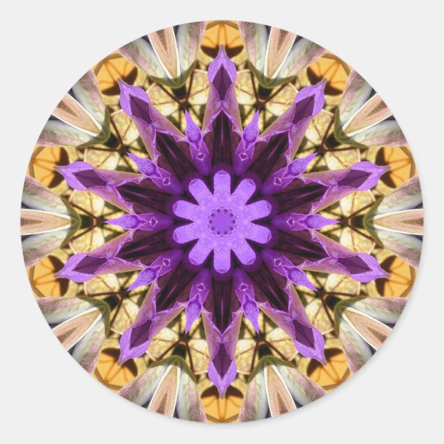 STICKER ROND CLEMATIS (Devant)