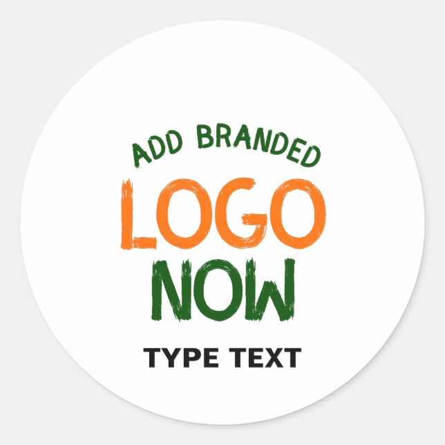 STICKER ROND CLIENT SIMPLE CONTEMPORAIN PROPRE BLANC MODE (Devant)