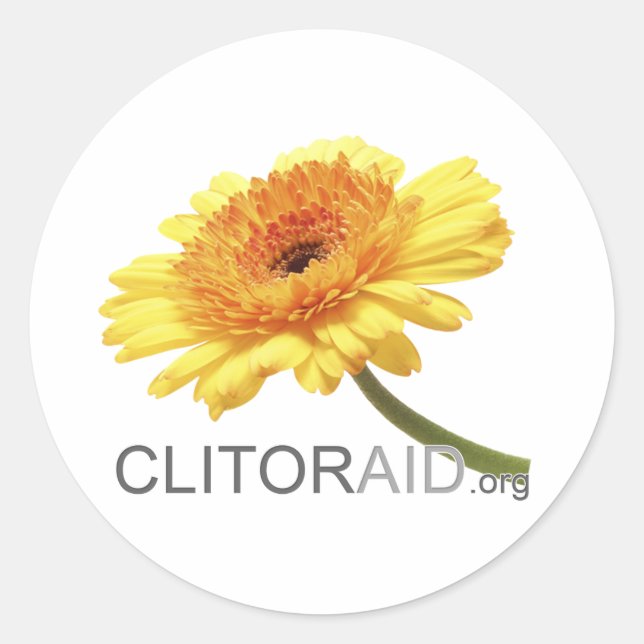 Sticker Rond Clitoraid.org (Devant)