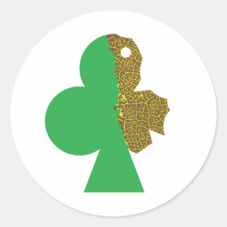 Sticker Rond Clover sans fil