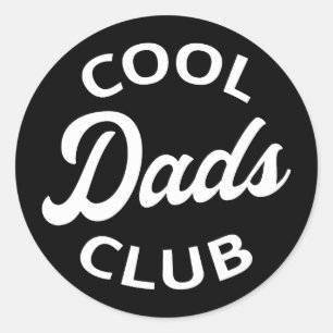 Sticker Rond Club cool Dads I