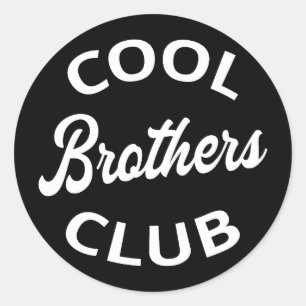Sticker Rond Club des Frères cool I