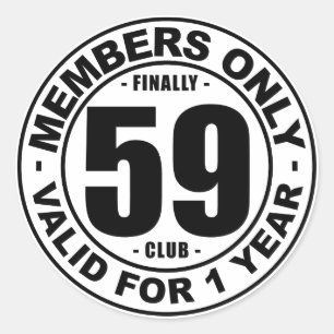 Sticker Rond Club enfin 59