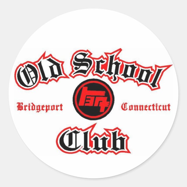 Sticker Rond club toyota old school (Devant)