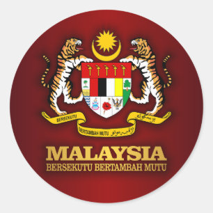 Sticker Rond COA Malaisie