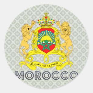 Sticker Rond Coat d'Arms