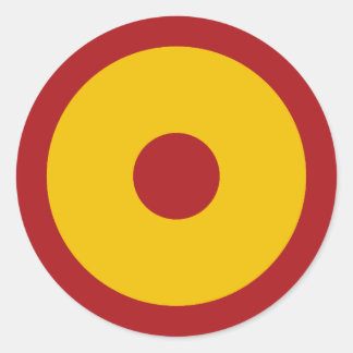 Sticker Rond Cocarde espagnole