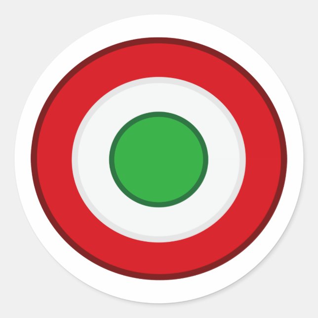 Sticker Rond Coccarda Coppa Italia, Italie (Devant)