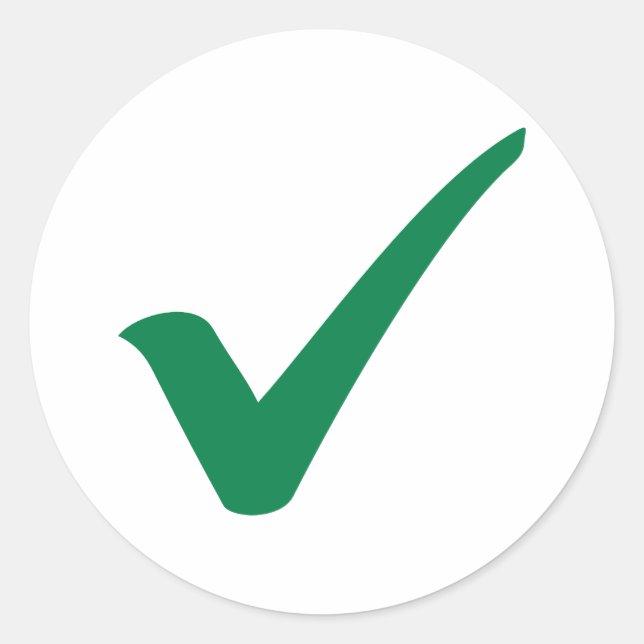 Sticker Rond Coche verte (Devant)