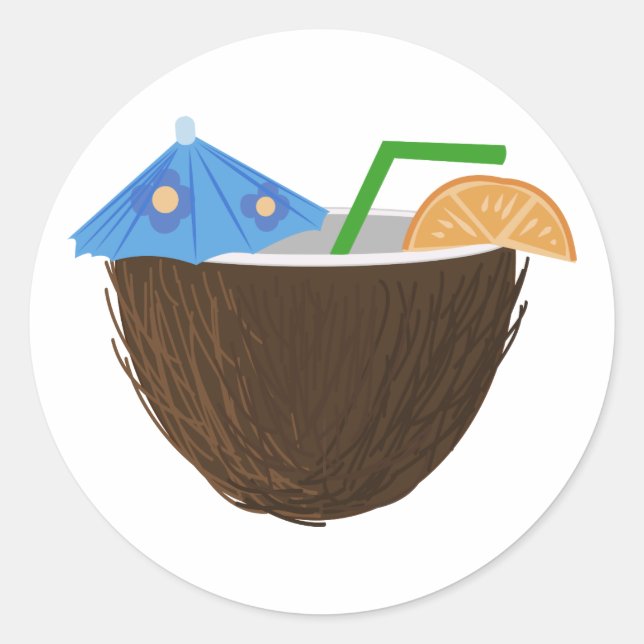 Sticker Rond Coconut (Devant)