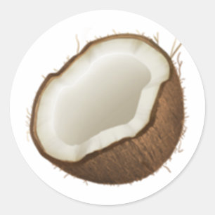 Sticker Rond Cocotier - Emoji
