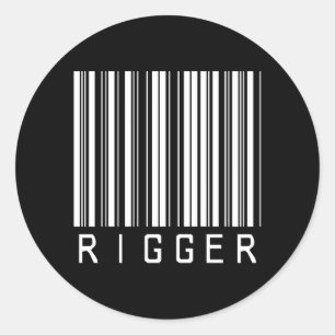 Sticker Rond Code barres de gréeur