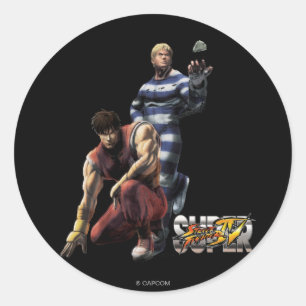 Sticker Rond Cody Vs. Guy