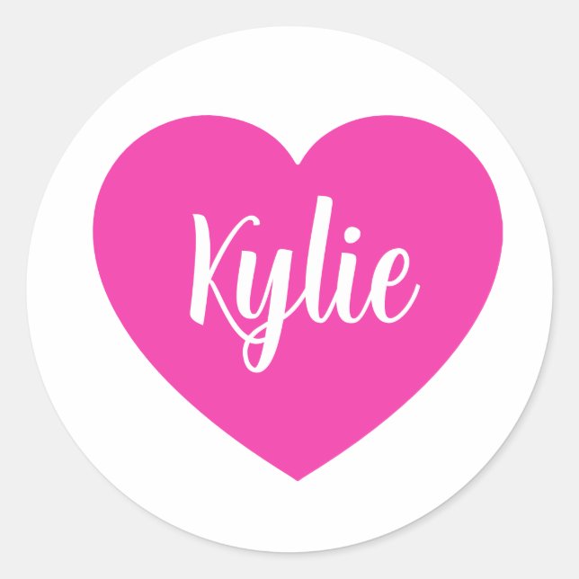 Sticker Rond Coeur (Devant)