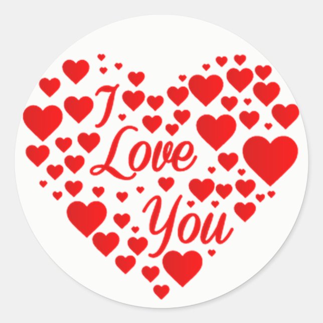 STICKER ROND ***COEUR GALORE*** (Devant)