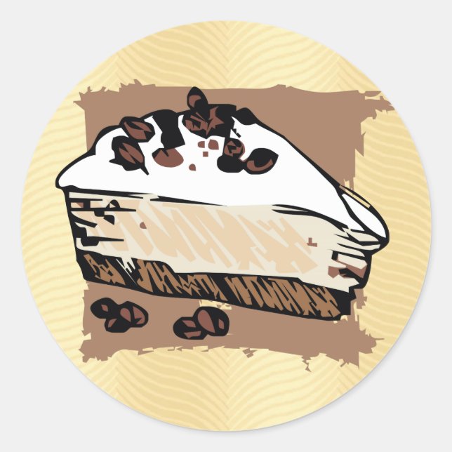 Sticker Rond Coffee Cake (Devant)