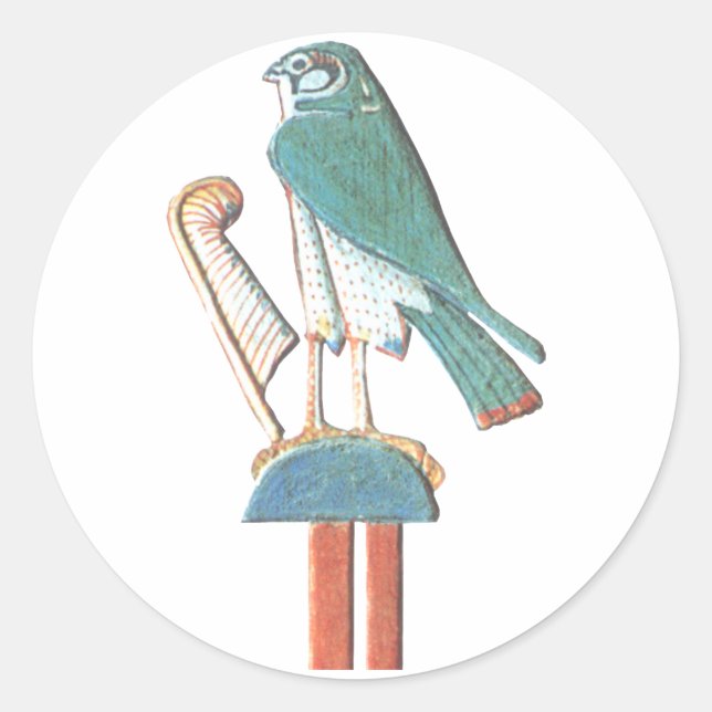 Sticker Rond Coiffure de Hathor (Devant)