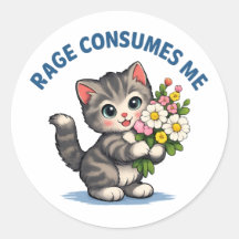 Colère de Chat Drôle Me Consume