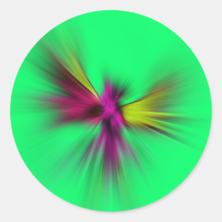 Sticker Rond Colibri