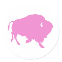 collant rond de buffle rose