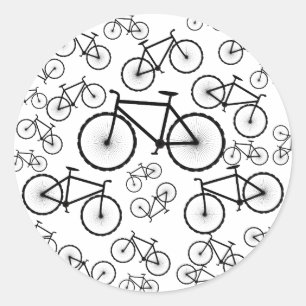 Sticker Rond Collecte de vélos