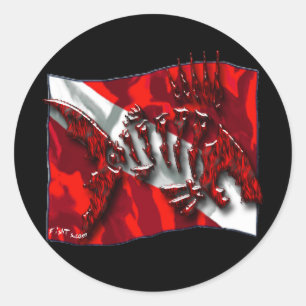 Sticker Rond Collection DiverDown