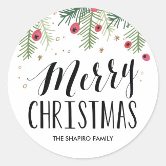 Sticker Rond Collection Merry Berry