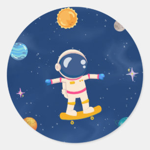 Sticker Rond Collection Space Party !