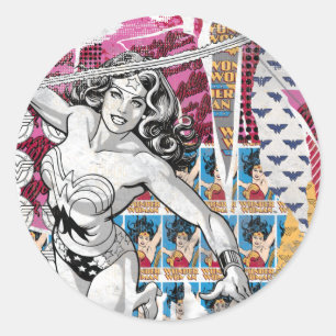 Sticker Rond Collection Wonder Woman 5