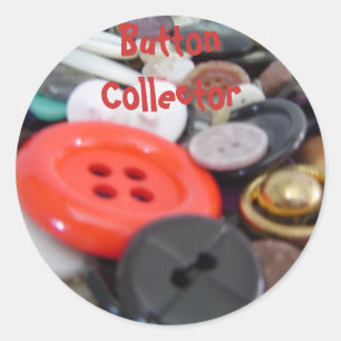 Sticker Rond Collectionneur de boutons
