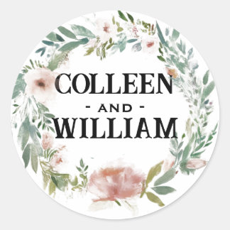 Sticker Rond Colleen- et -william