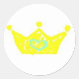 Sticker Rond Collier de la couronne