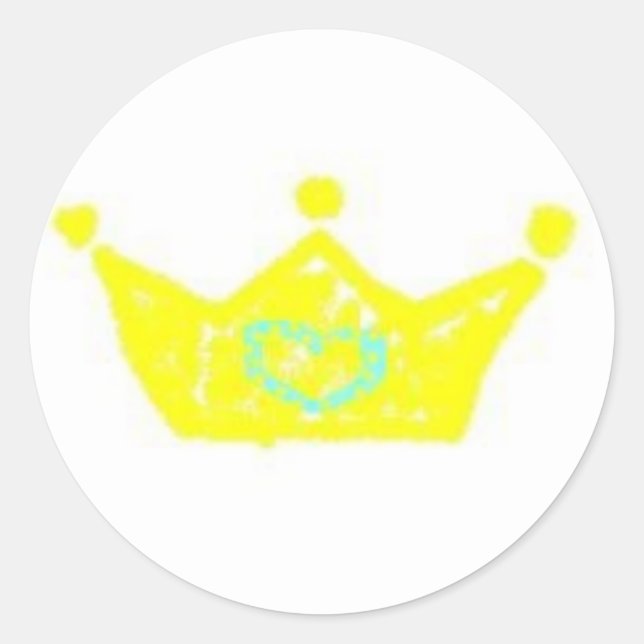 Sticker Rond Collier de la couronne (Devant)