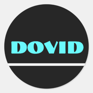 Sticker Rond Collier noir néon upsherin