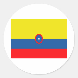 Sticker Rond Colombie