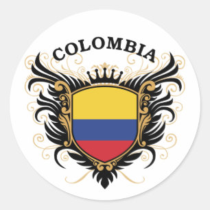 Sticker Rond Colombie