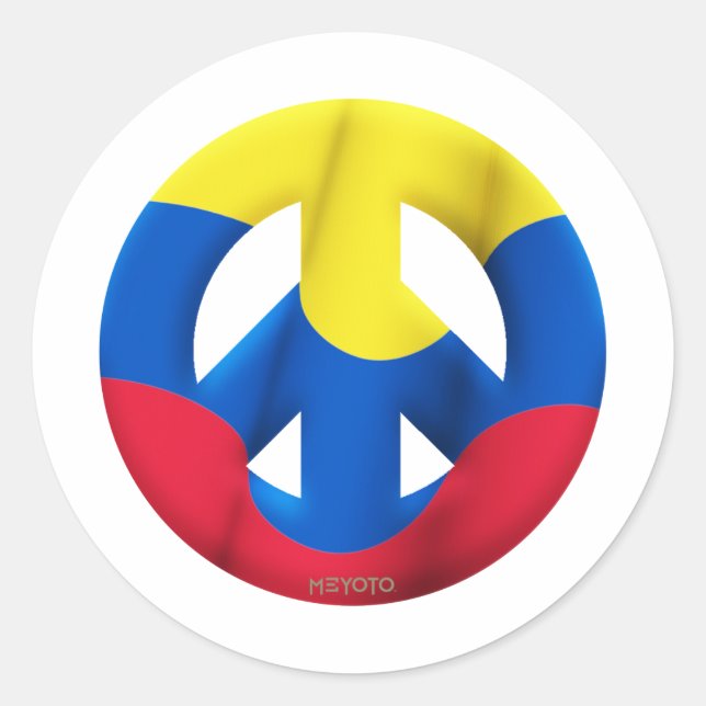 Sticker Rond Colombie (Devant)