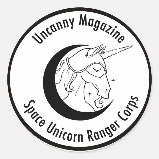 Sticker Rond Colonne du Corps des Rangers de la Unicorne spatia (Devant)