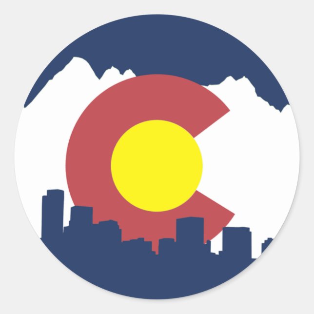 Sticker Rond Colorado (Devant)