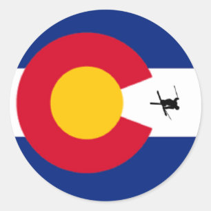 STICKER ROND COLORADO