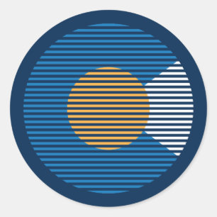 Sticker Rond colorado c