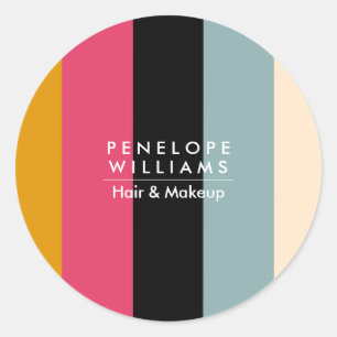 Sticker Rond Colorblock Grdiente Grandes Tailles Couleurs de la
