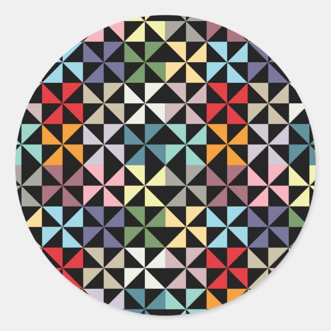 Sticker Rond Colorful (Devant)