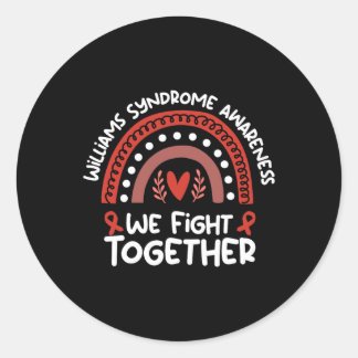Sticker Rond Combattre ensemble Mois de la sensibilisation Synd