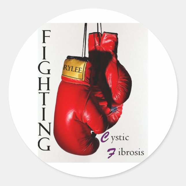 Sticker Rond Combattre le ry des FC (Devant)