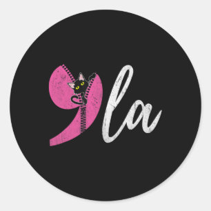 Sticker Rond Comma La Kamala Harris 2024 Présidentielle Politiq